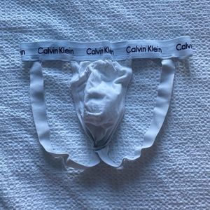 Calvin Klein - White Jockstrap - Small 💦